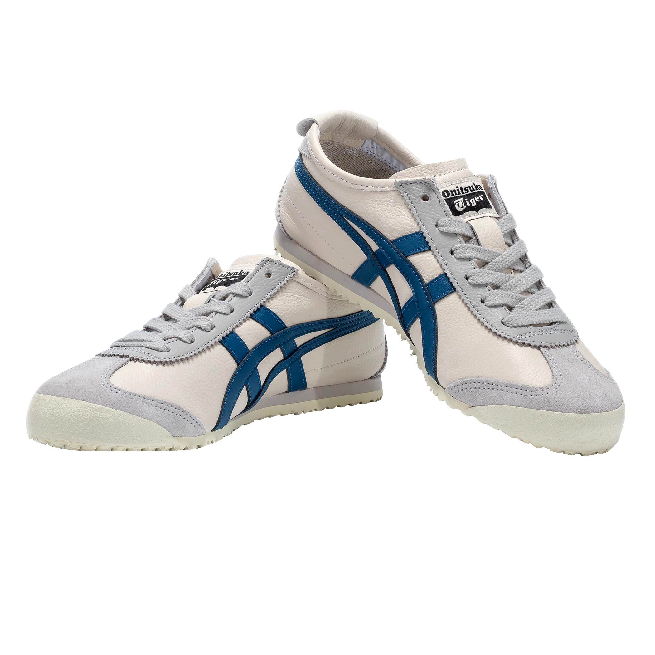 Кроссовки унисекс Onitsuka Tiger Mexico 66 бежево-черные, 37.5 EU