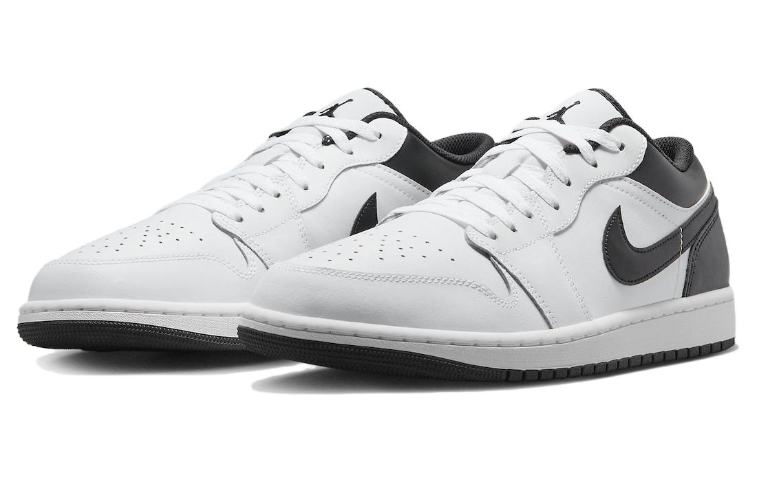Кроссовки мужские Air Jordan 1 Low винтажные белые, черные, 43 EU