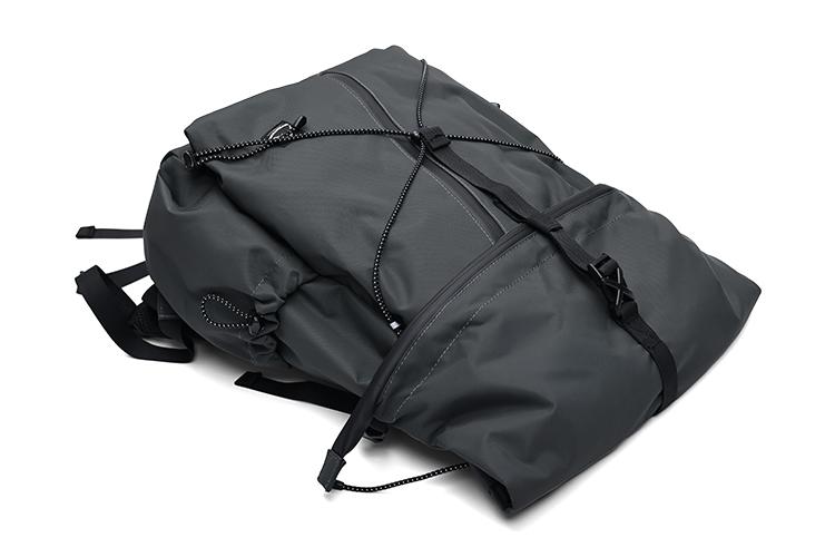 Сумка унисекс MYEDITION M20966 серый/черный