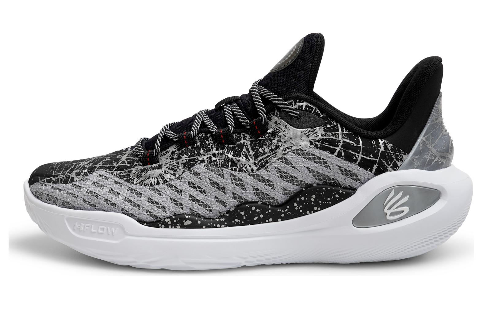 Кроссовки мужские Under Armour Curry 11 белые, черные, серые, 41 EU