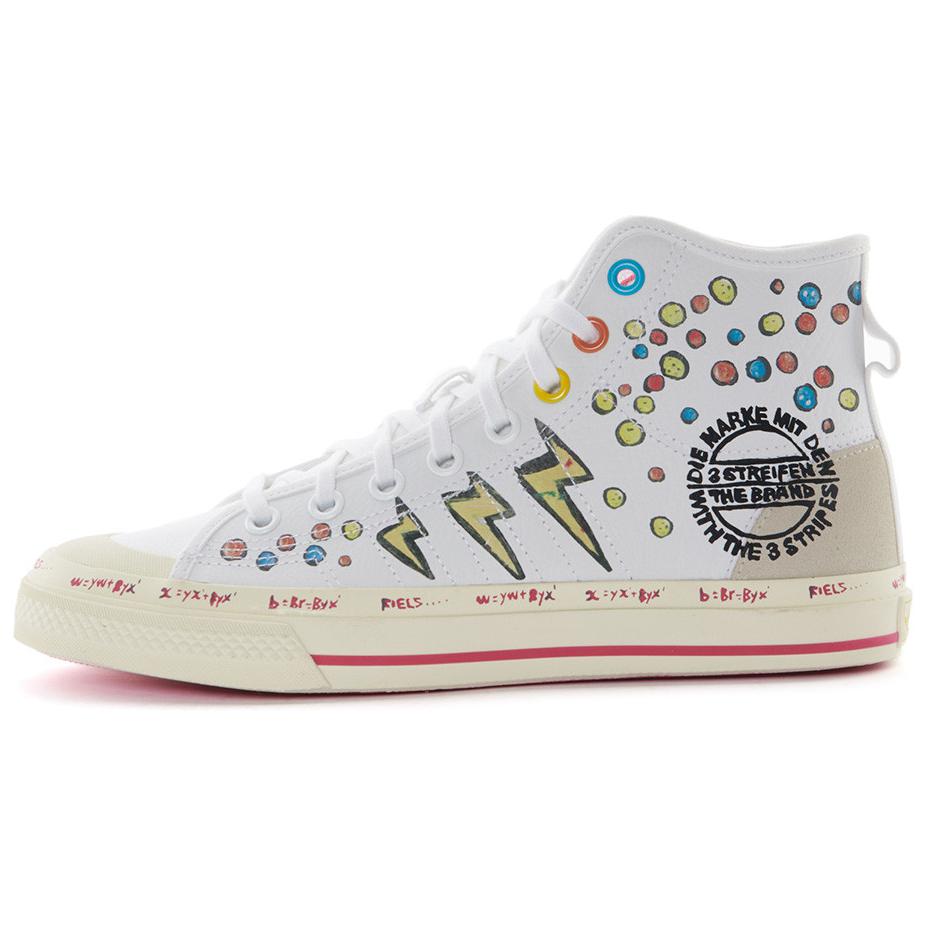 Кеды унисекс Adidas Originals Nizza High Labubu Mickey Mouse