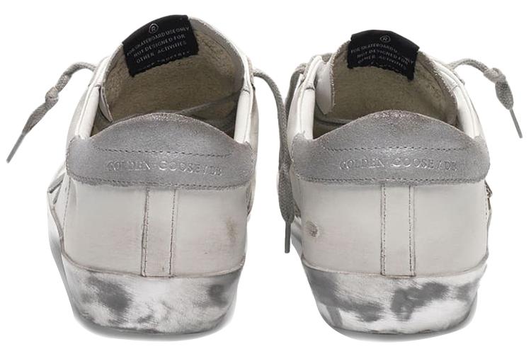 Кроссовки мужские Golden Goose Super Star Low Top серебристые, 44 EU