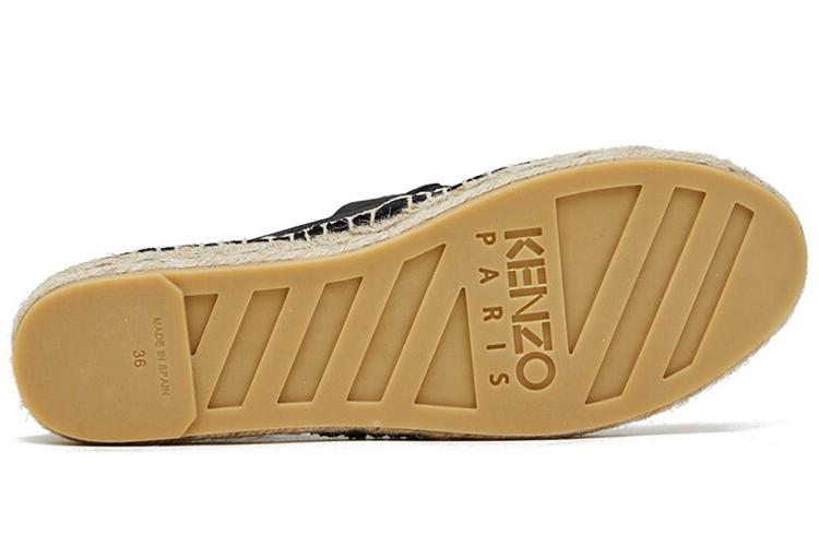 Эспадрильи женские KENZO F962ES188F70-99 черные, 36 EU