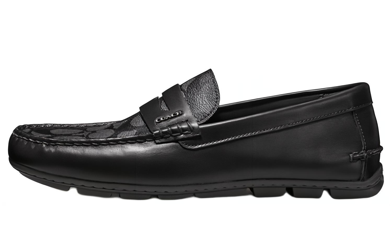 Мокасины мужские COACH G2983-BK черные, 40 EU