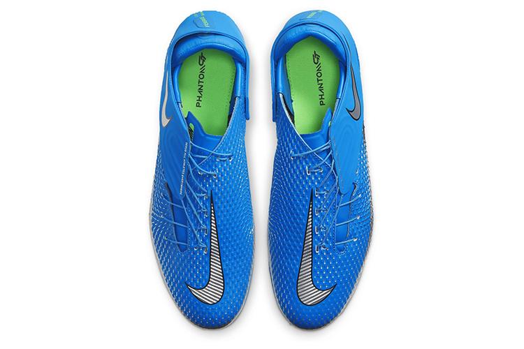 Футбольные бутсы мужские Nike Phantom GT Academy FlyEase голубые, 39 EU