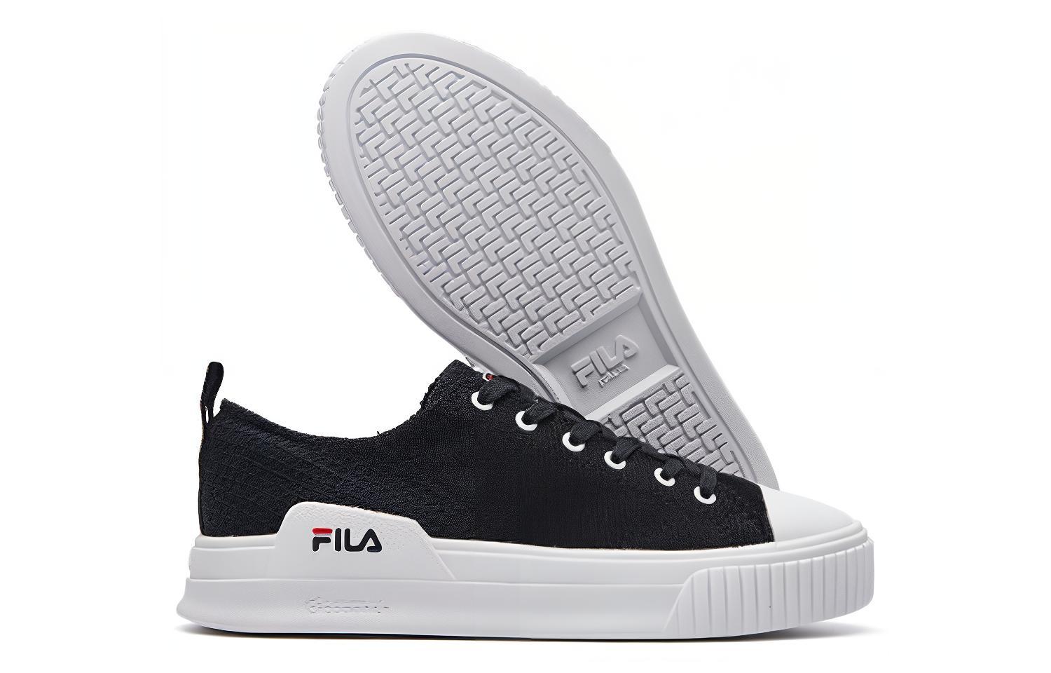 Кеды женские FILA Fashion Court Low Top черные, 36 EU