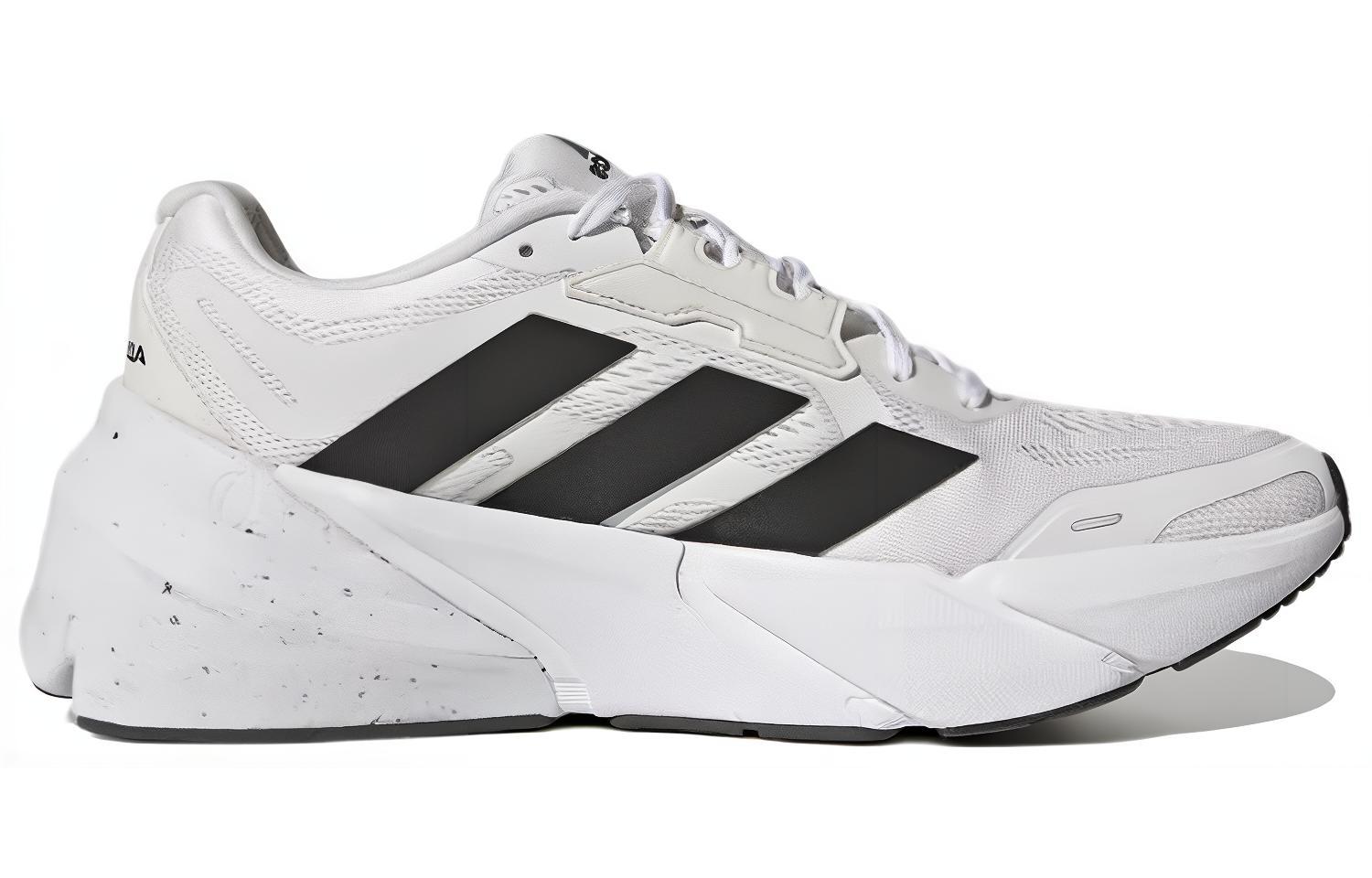 Кроссовки мужские Adidas Adistar бело-черные, 44 2/3 EU