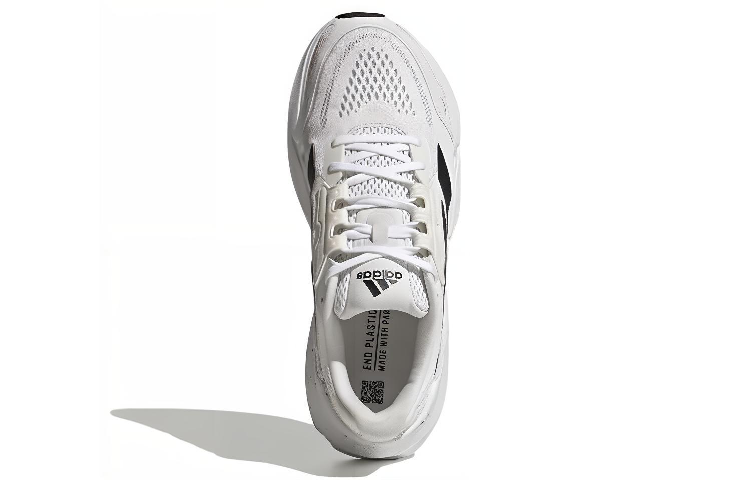 Кроссовки мужские Adidas Adistar бело-черные, 44 2/3 EU