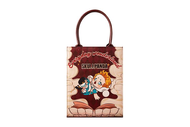 Сумка унисекс POP MART SKULLPANDA PU Tote Regular многоцветная