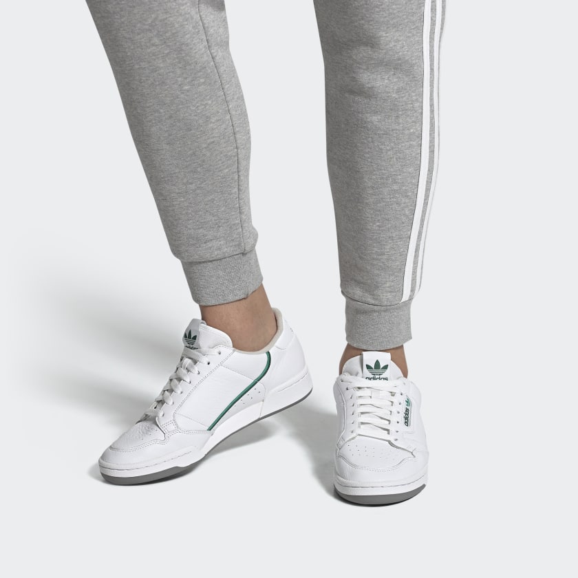 Велотуфли унисекс Adidas Continental 80 белые, 36 EU