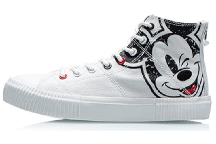 Кеды женские Li Ning Classic Leisure X Disney белые и черные