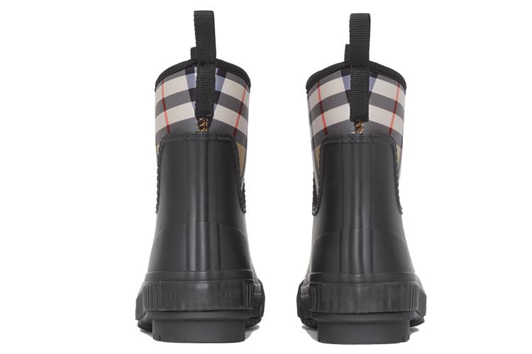 Резиновые полусапоги женские Burberry Vintage черные, 37 EU