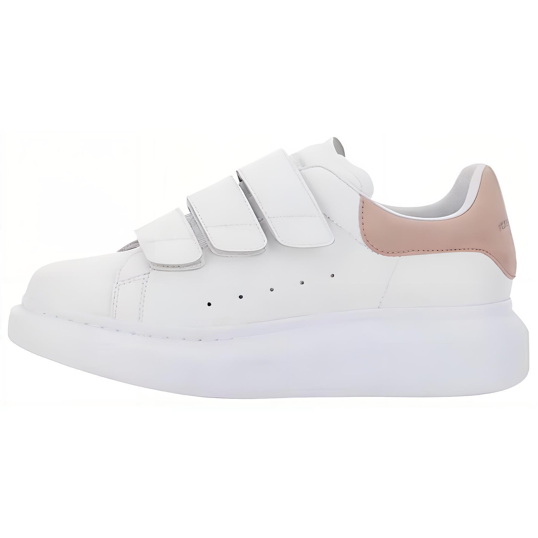 Кеды женские Alexander McQueen Oversized Triple Strap Sneaker белые, 38 EU