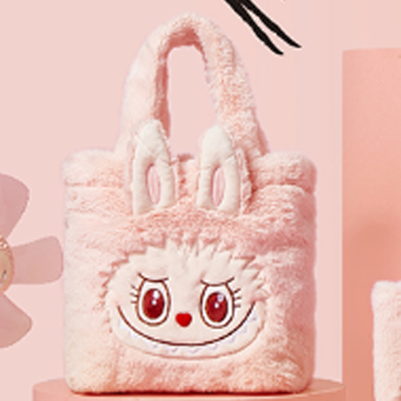 Сумка унисекс POP MART PPMT-2309-0032 розовая-белая