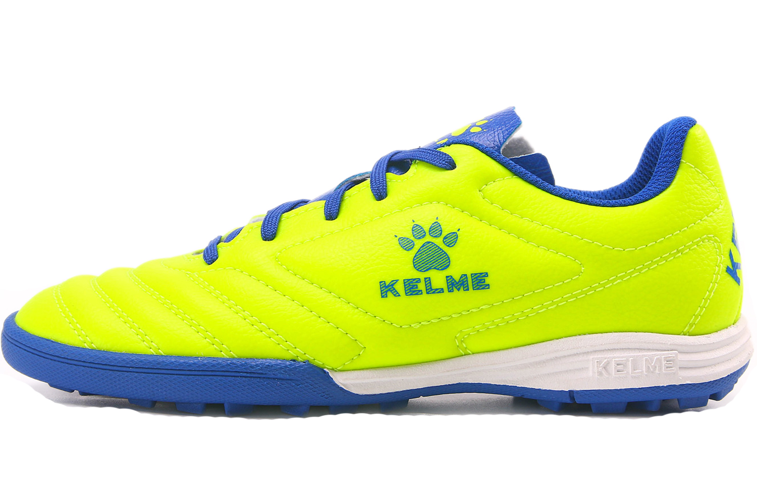 Футбольные бутсы унисекс KELME TF Turf желтые, 41 EU