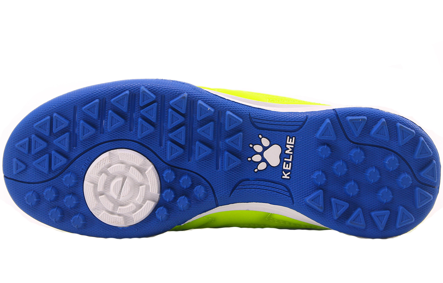 Футбольные бутсы унисекс KELME TF Turf желтые, 41 EU