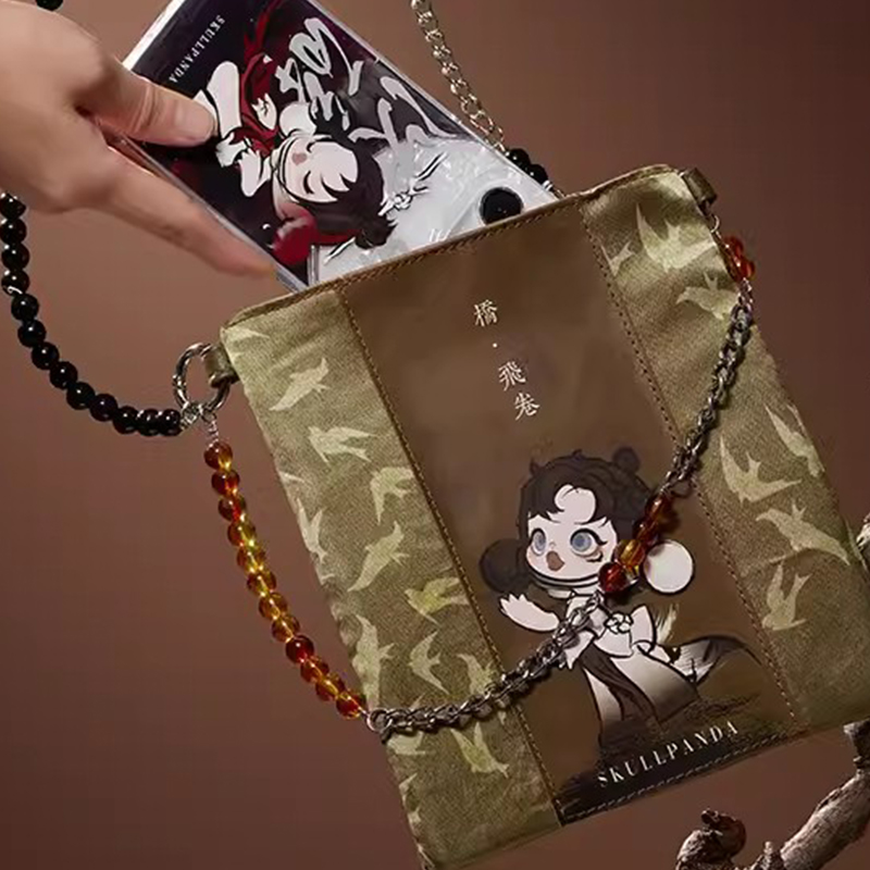 Сумка унисекс POP MART SKULLPANDA многоцветная