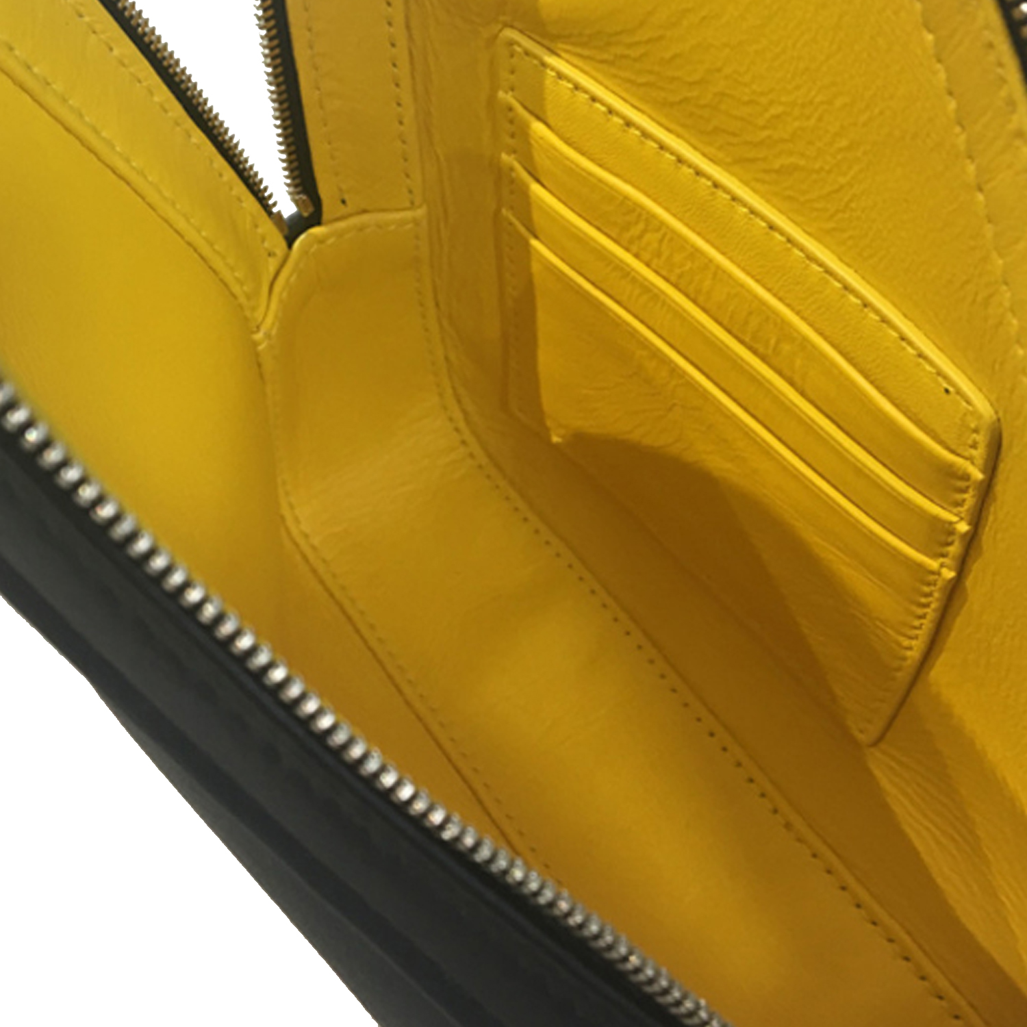 Клатч женский Balenciaga 476976C8K02-1060 черный, желтый