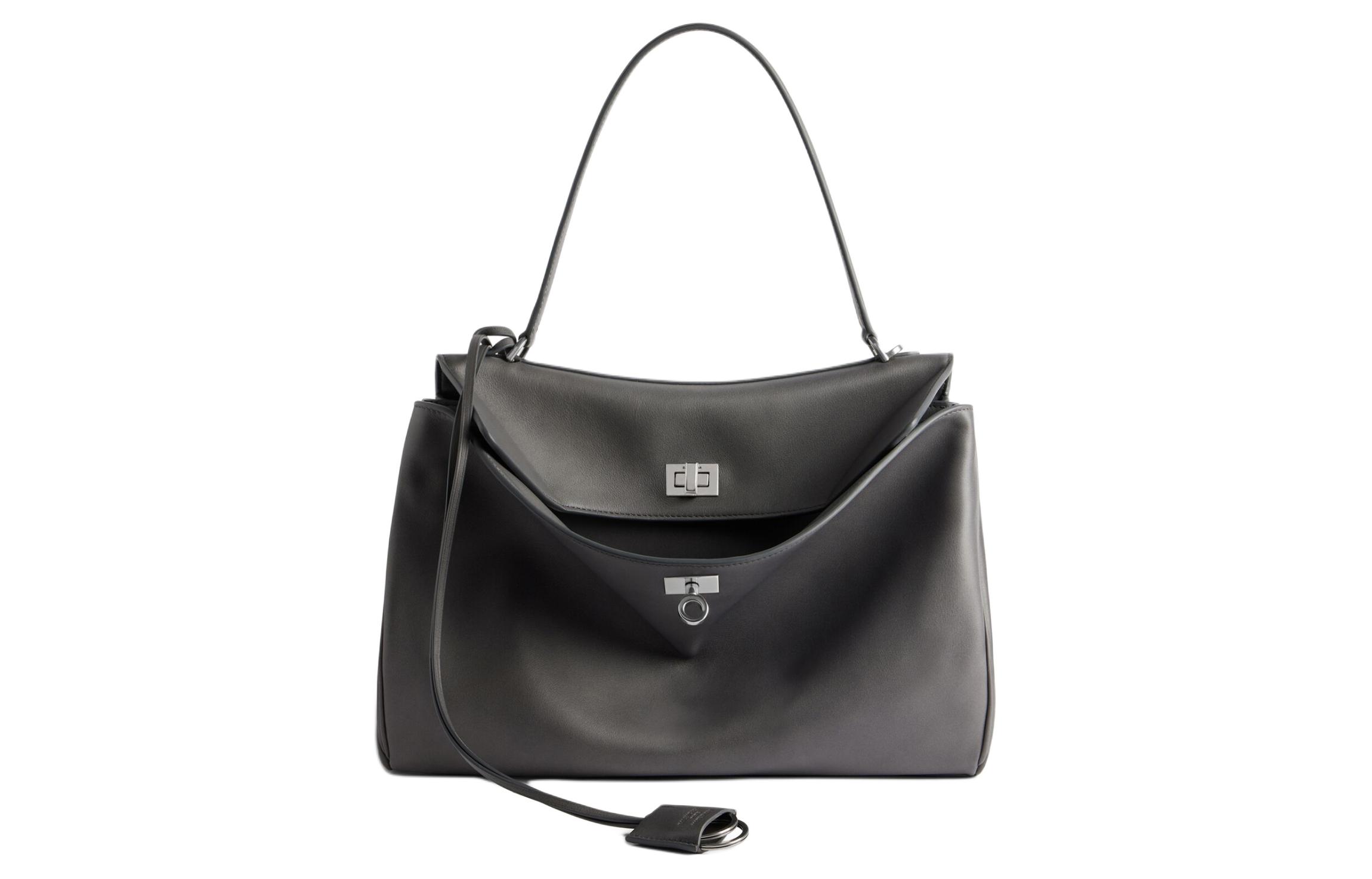 Сумка женская Balenciaga 7897722AA4U1239 серого цвета