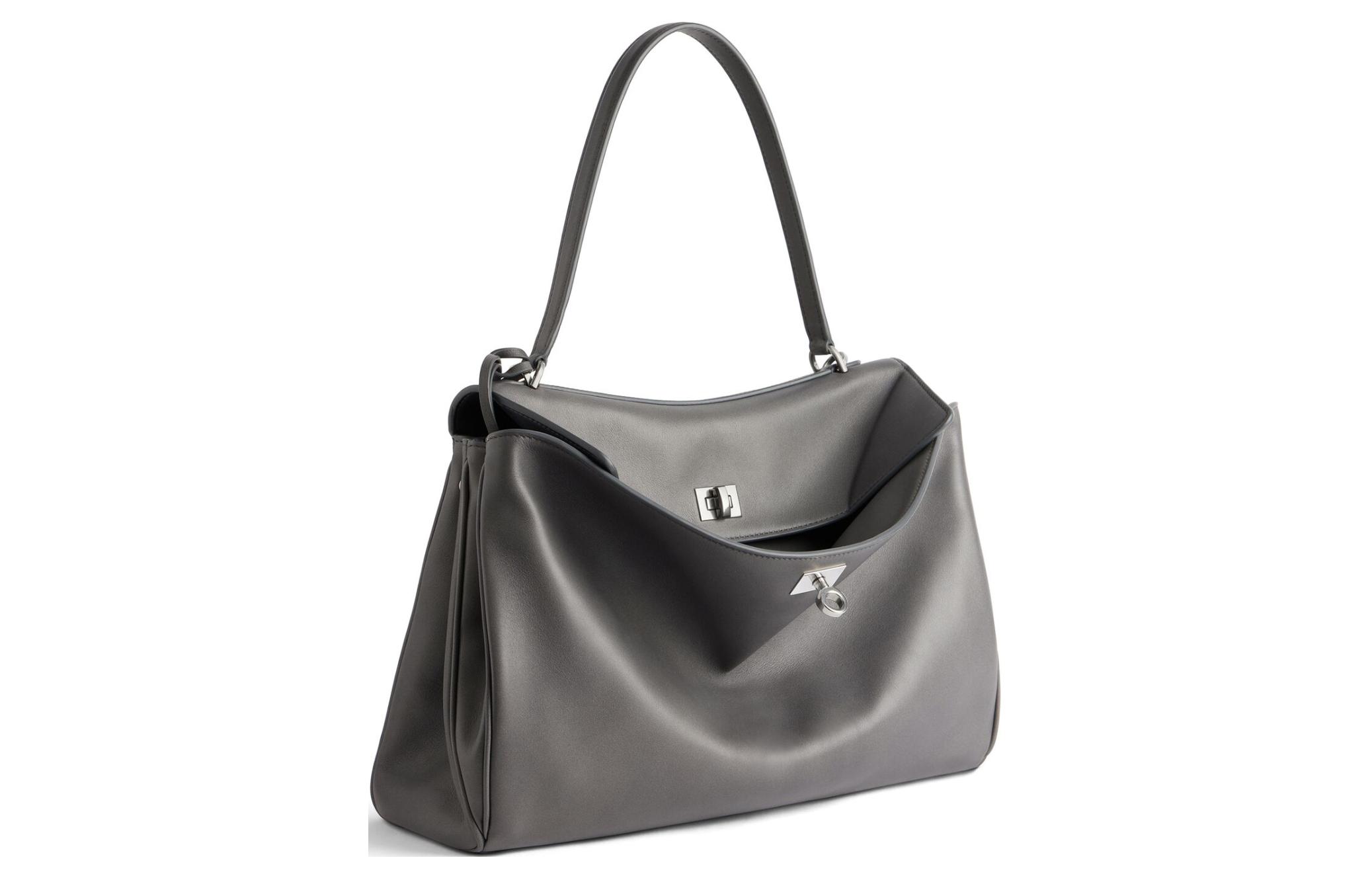 Сумка женская Balenciaga 7897722AA4U1239 серого цвета