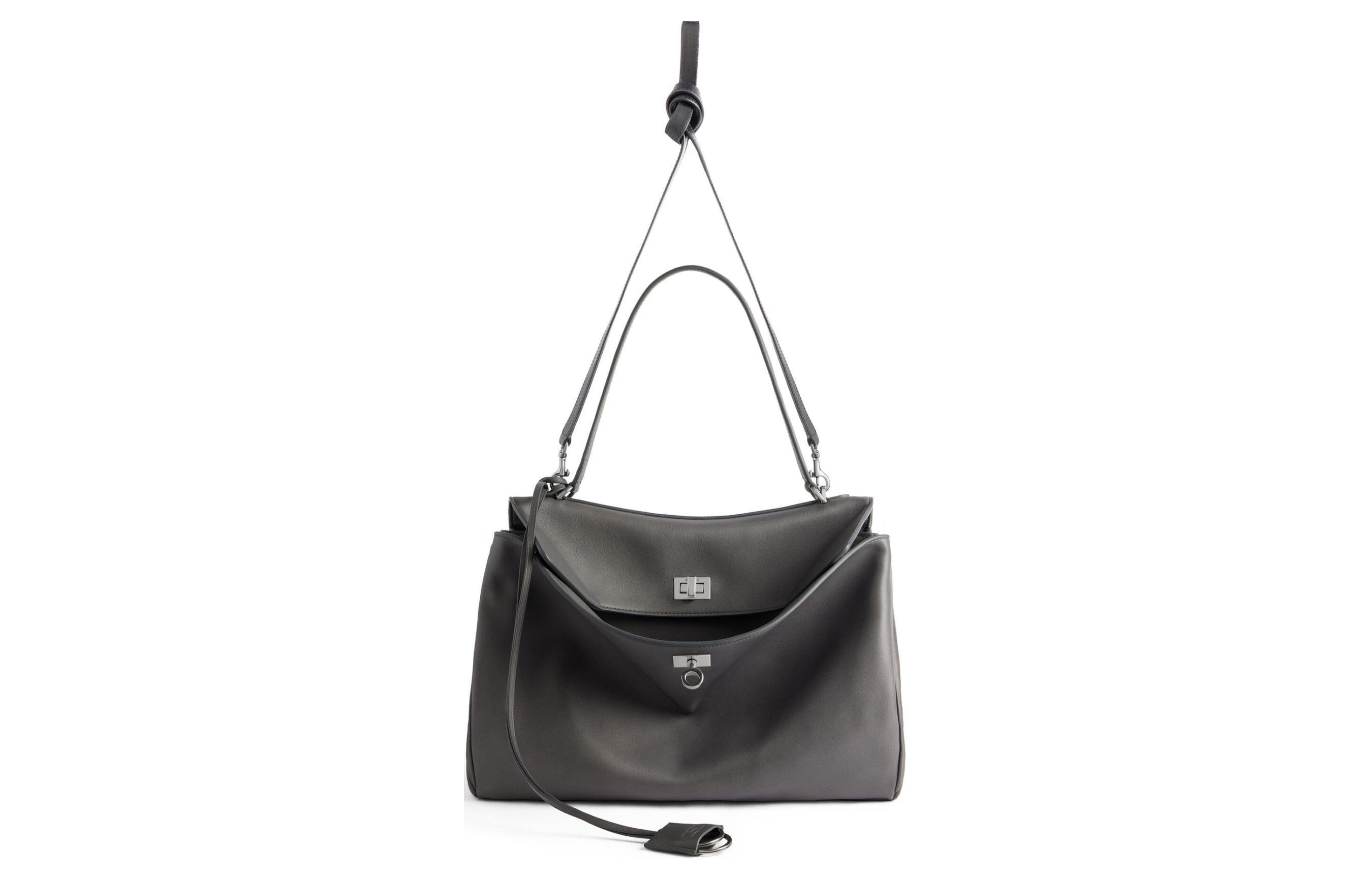 Сумка женская Balenciaga 7897722AA4U1239 серого цвета