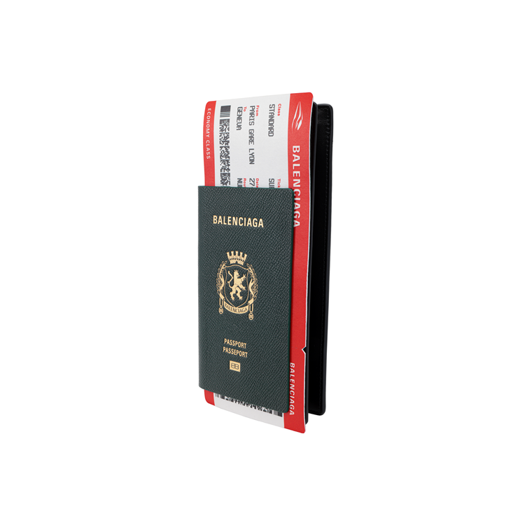 Кошелек мужской Balenciaga 7877742AA3R3615 темно-зеленый