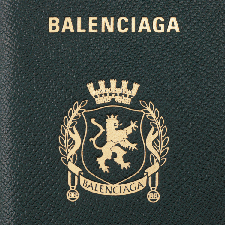 Кошелек мужской Balenciaga 7877742AA3R3615 темно-зеленый