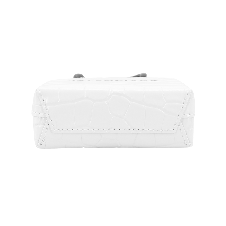 Сумка женская Balenciaga 5938261U61N9060 белая, маленького размера