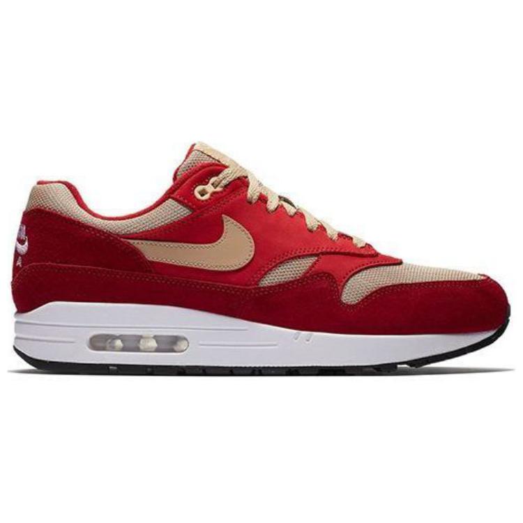 Кроссовки мужские Nike Air Max 1 Curry Pack красные, 42.5 EU