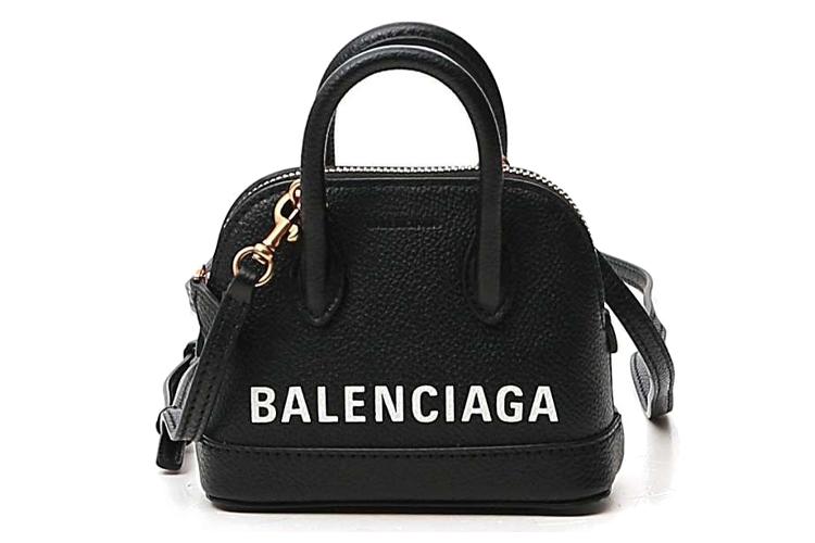 Мини-сумка женская Balenciaga Ville Dome Bag черная