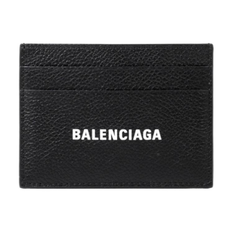 Кошелек унисекс Balenciaga Cash Leather черный
