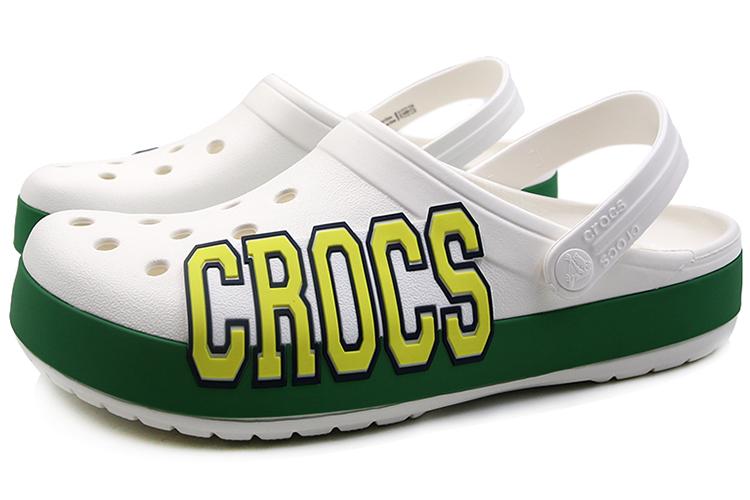 Спортивные сланцы унисекс Crocs 205568-10E белые, 41-42 EU