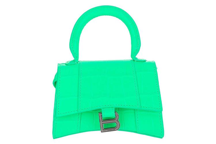 Сумка женская Balenciaga 6373721LR6Y-3810 неоново-зелёного цвета