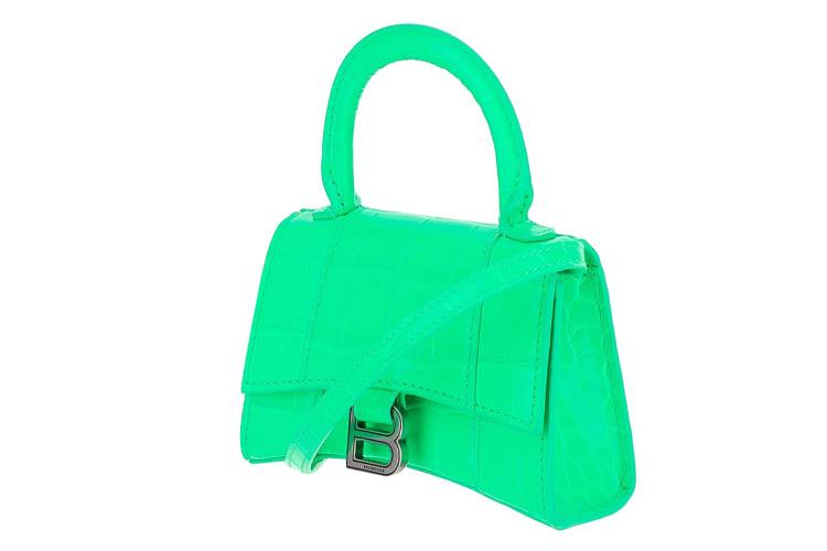 Сумка женская Balenciaga 6373721LR6Y-3810 неоново-зелёного цвета