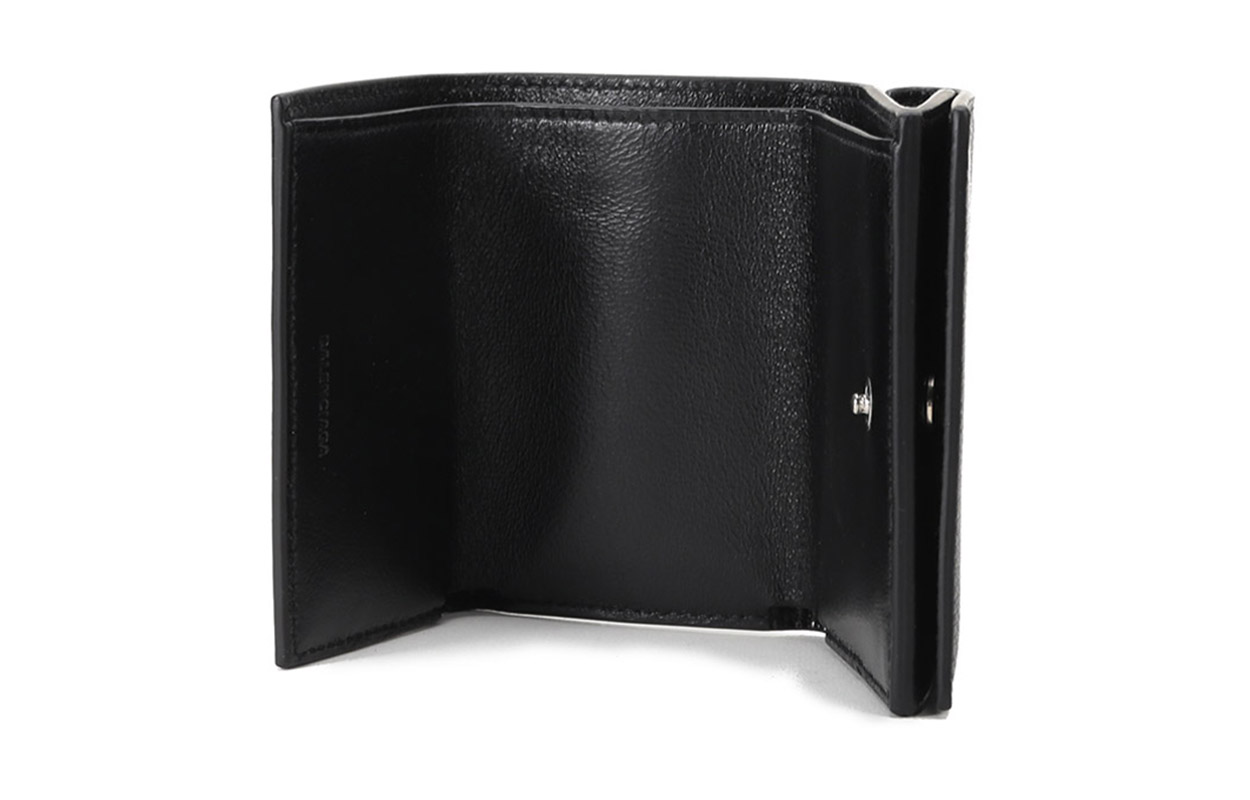 Мужской кошелек Balenciaga Cash Cow черный/белый