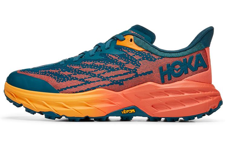 Беговые кроссовки женские HOKA ONE ONE Speedgoat 5 синий коралловый, 38.5 EU