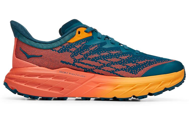Беговые кроссовки женские HOKA ONE ONE Speedgoat 5 синий коралловый, 38.5 EU