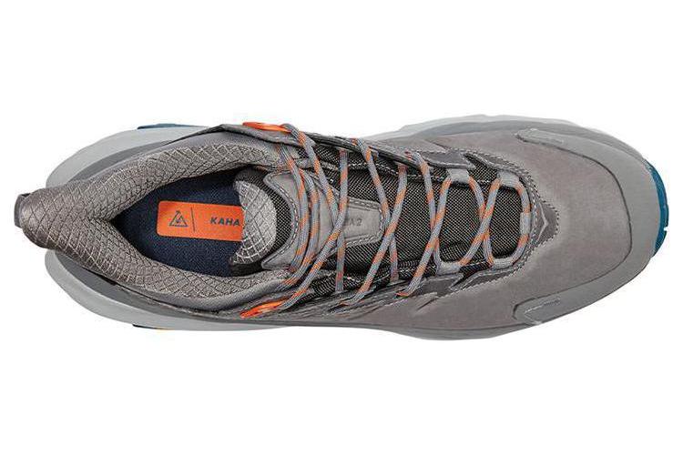 Ботинки для треккинга HOKA ONE ONE Kaha 2 Low Gore Tex Sharkskin Blue Coral, 41 EU