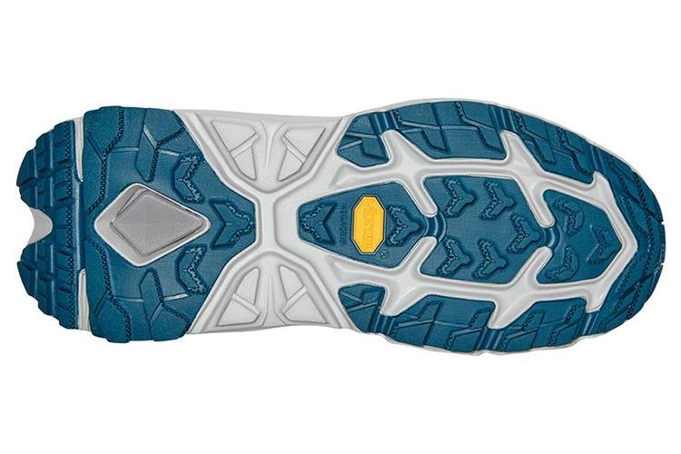 Ботинки для треккинга HOKA ONE ONE Kaha 2 Low Gore Tex Sharkskin Blue Coral, 41 EU