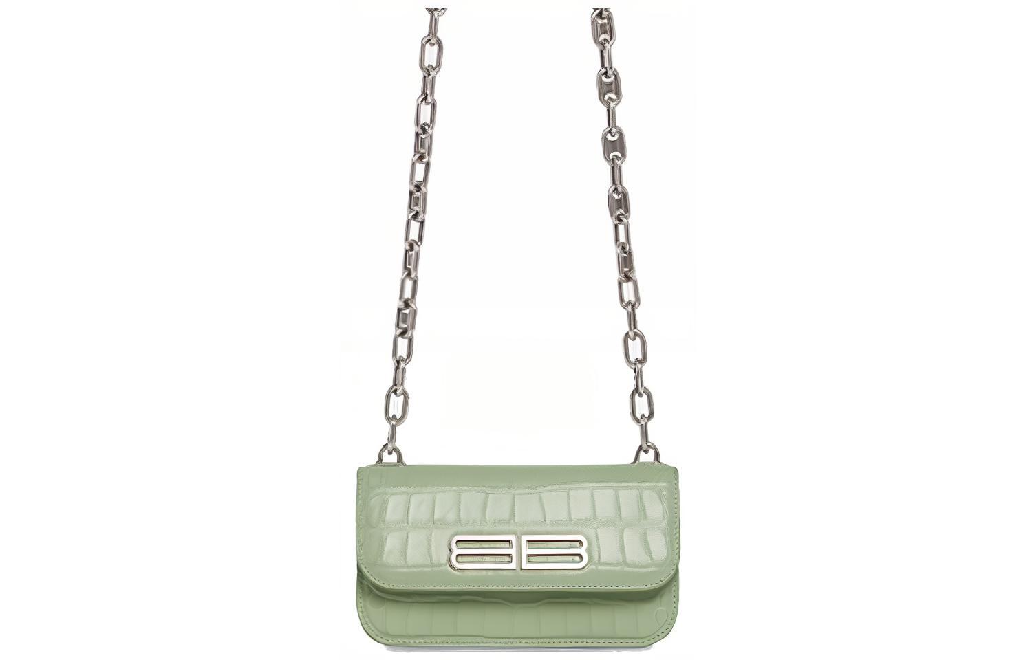 Сумка женская Balenciaga 67986323ECY3906 светло-зелёная