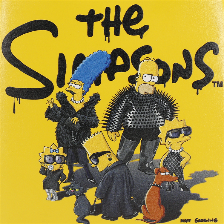 Сумка женская Balenciaga X The Simpsons, желтая