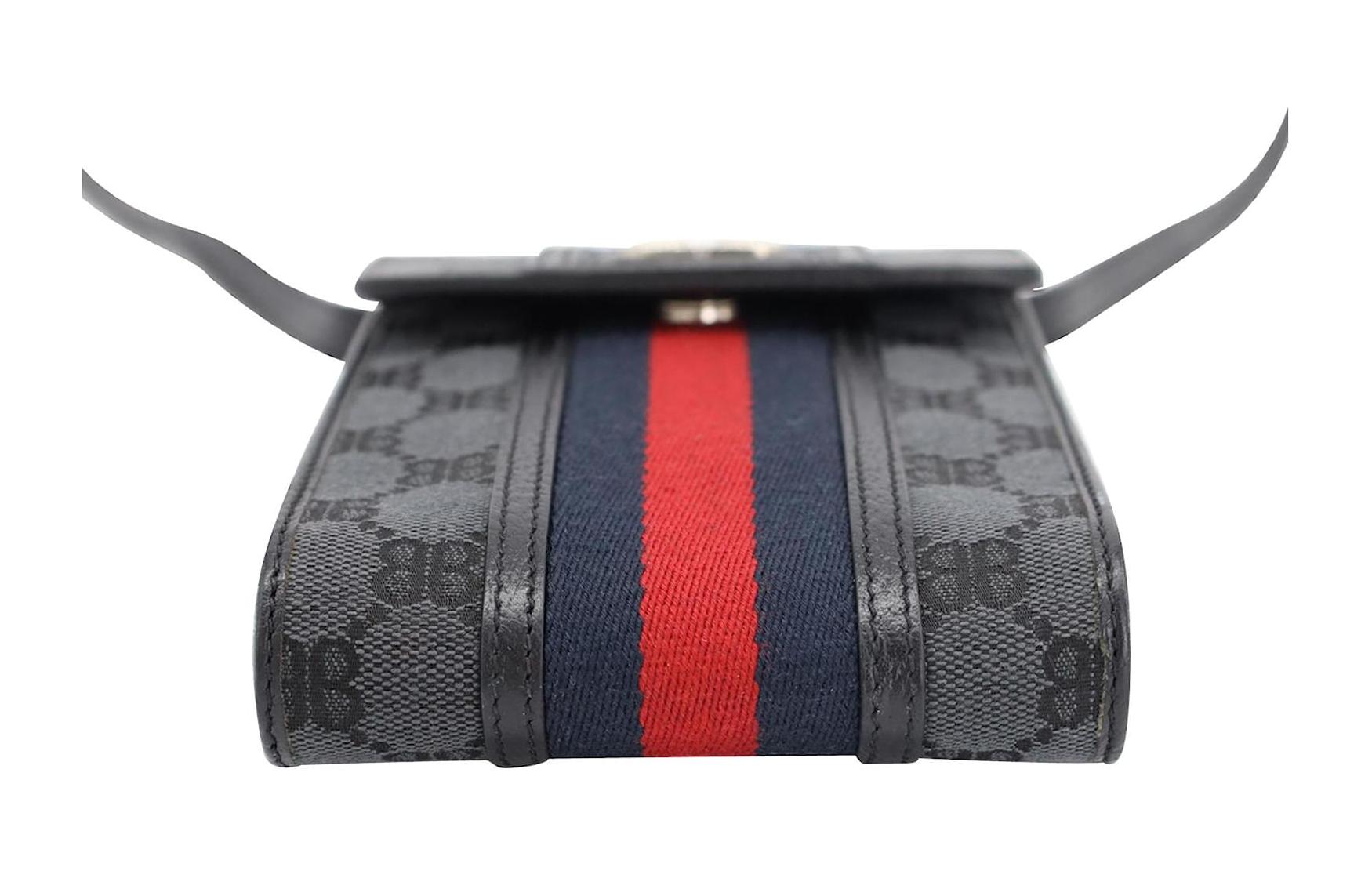 Сумка женская GUCCI X Balenciaga The Hacker Project черная-красная