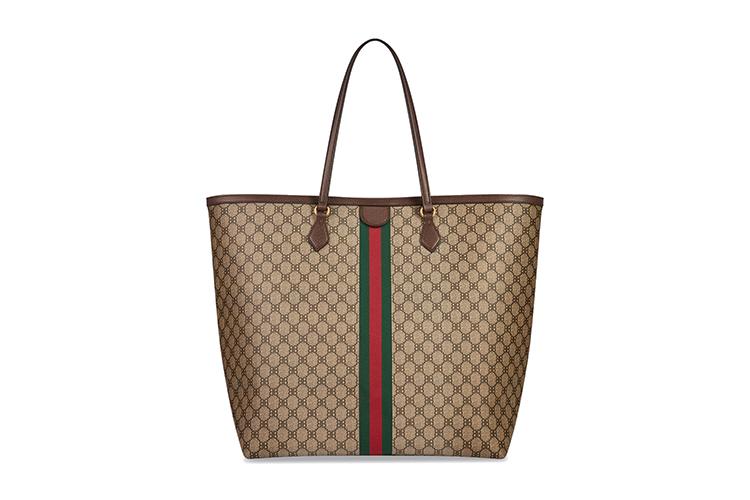 Сумка женская GUCCI X Balenciaga The Hacker Project, бежево-коричневая