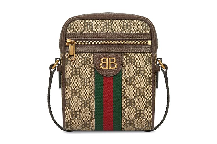 Мужская сумка GUCCI X Balenciaga The Hacker Project, beige-brown