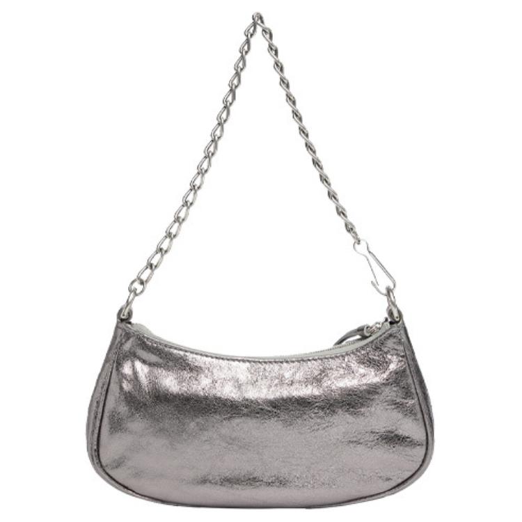 Сумка женская Balenciaga Dumpling Bag Mini серебристая