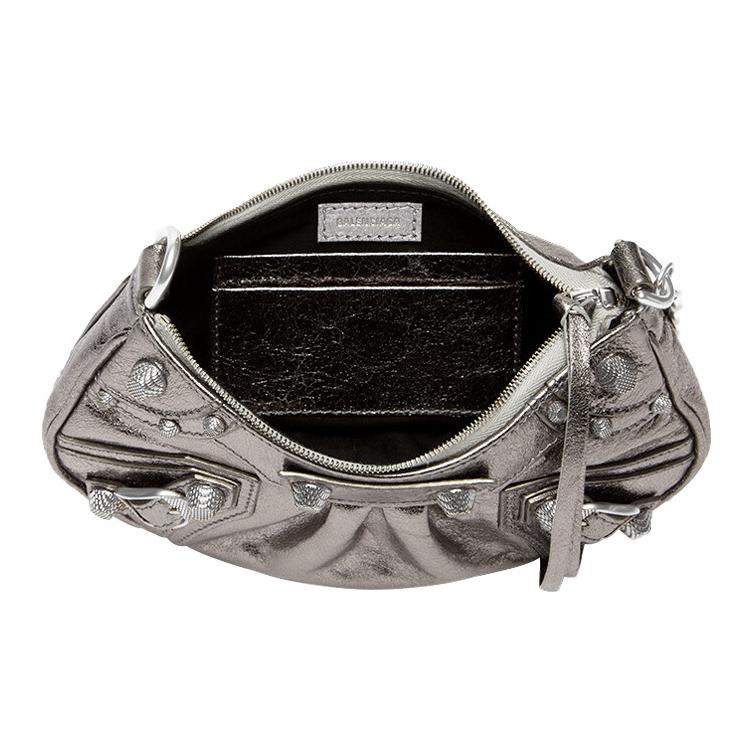 Сумка женская Balenciaga Dumpling Bag Mini серебристая