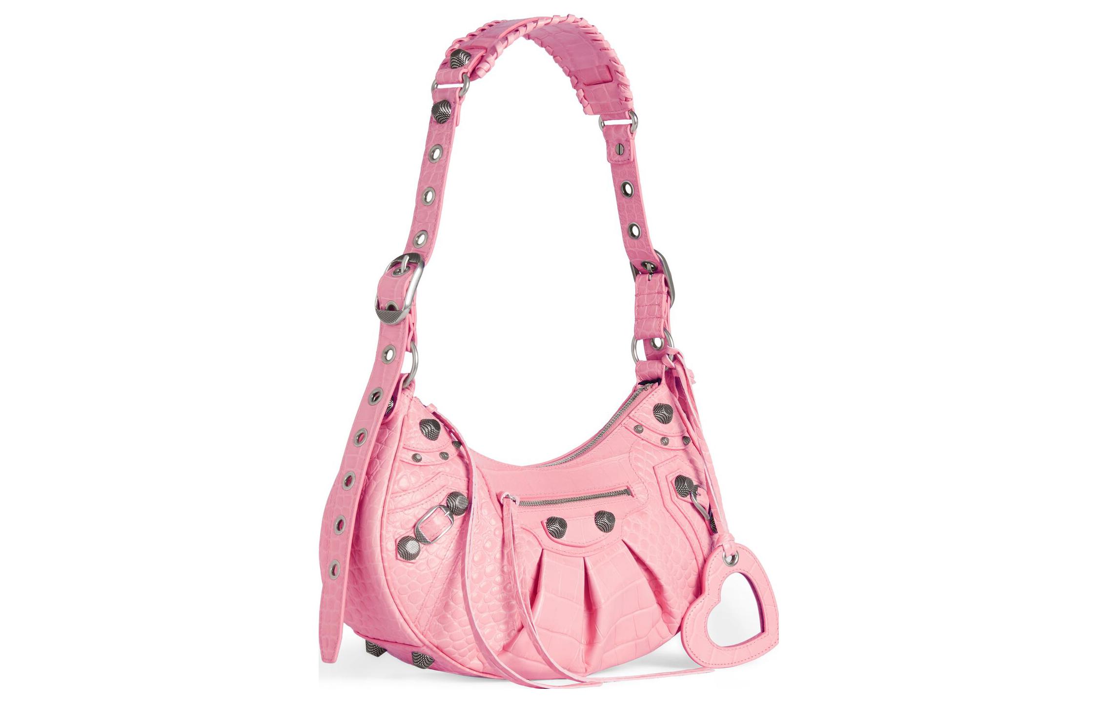 Сумка женская Balenciaga Le Cagole Small розовая