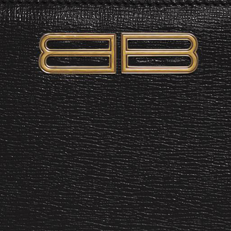 Кошельки женские Balenciaga Gossip черные-золотые