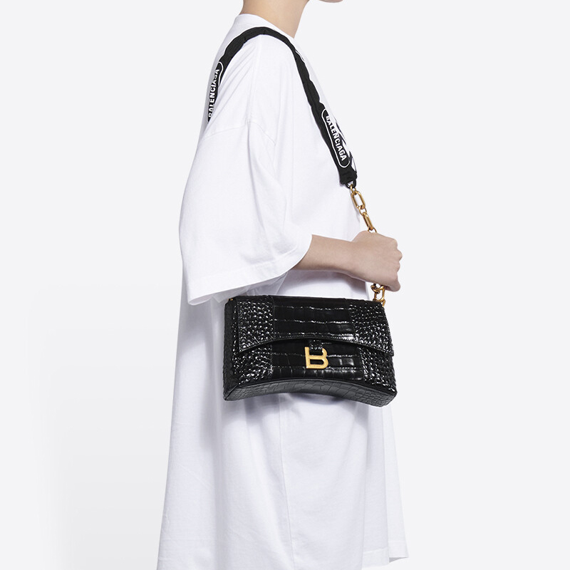 Сумка женская Balenciaga Downtown XS черная