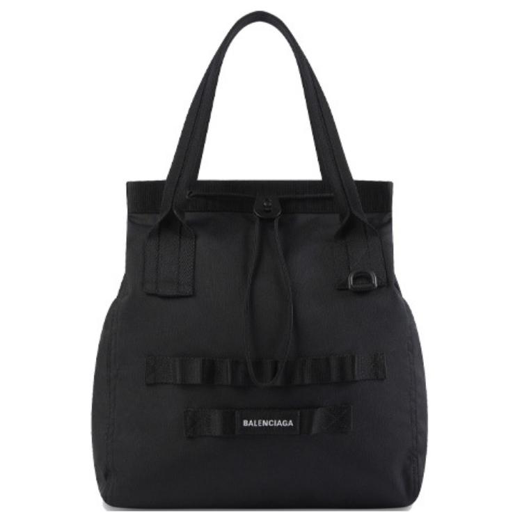 Тоут-сумка мужская Balenciaga Army черная, малый размер